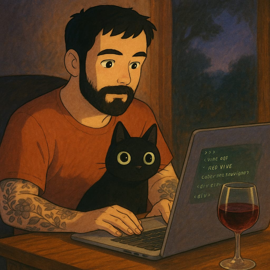 Fondator Wine Events Calendar si pisicul lui