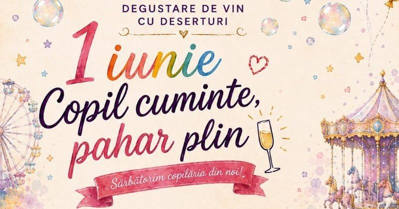 Degustare de vinuri cu deserturi